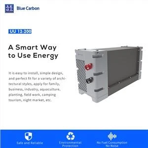 Blue Carbon 200ah Batteriji tal-joni tal-litju 12.8V għas-Sistema tal-Enerġija Solari
